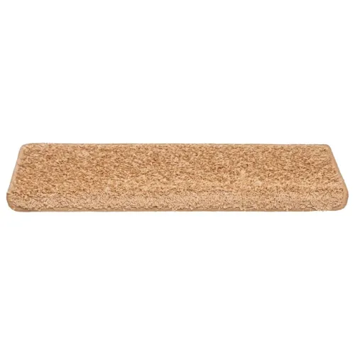 Prostirke za stepenice 20 kom 65x21x4 cm bež pravokutni rub - Bež 20 Cijena