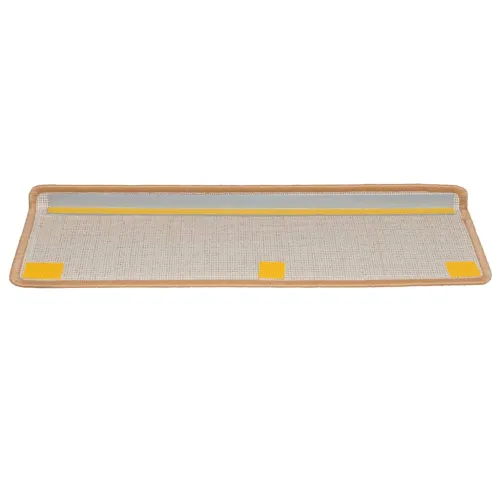 Prostirke za stepenice 20 kom 65x21x4 cm bež pravokutni rub - Bež 20 Cijena