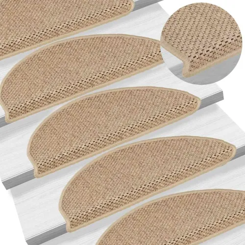 Ljepljivi tepisi za stepenice 30kom 65x21x4cm boja pijeska - Pijesak 65 x 21 x 4 cm 30 Cijena