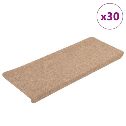 Ljepljivi tepisi za stepenice 30 kom bež 65x24,5x3,5 cm - Bež 65 x 24.5 x 3.5 cm 30 Cijena