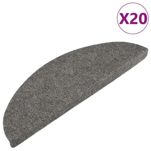Ljepljivi tepisi za stepenice 20 kom sivi 56 x 17 x 3 cm - Siva 56 x 17 x 3 cm 20 Cijena