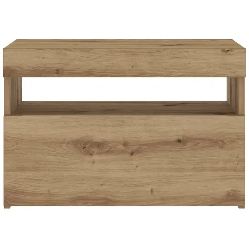 Noćni ormarić s LED svjetlima Artisan hrast 60x35x40 cm - Hrast artisan 1 Cijena