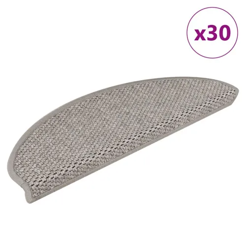 Ljepljivi tepisi za stepenice 30 kom 65x21x4 cm srebrni - Srebrno 65 x 21 x 4 cm 30 Cijena