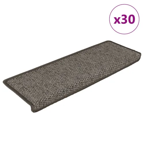 Ljepljivi tepisi za stepenice 30 kom 65x21x4 cm sivi/bež - Siva i bež 30 Cijena
