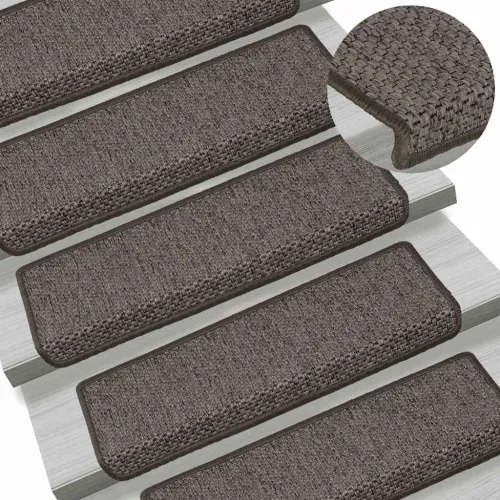 Ljepljivi tepisi za stepenice 30 kom 65x21x4 cm sivi/bež - Siva i bež 30 Cijena