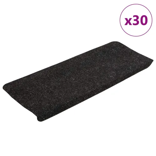 Ljepljivi tepisi za stepenice 30kom antracit 65x24,5x3,5cm - Antracit 65 x 24.5 x 3.5 cm 30 Cijena