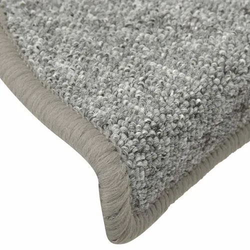 Prostirke za stepenice 30 kom 56x17x3 cm svijetlo sive poluokrugle - Bijela i siva 56 x 17 x 3 cm 30 Cijena