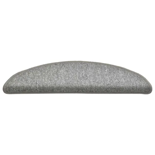 Prostirke za stepenice 30 kom 56x17x3 cm svijetlo sive poluokrugle - Bijela i siva 56 x 17 x 3 cm 30 Cijena