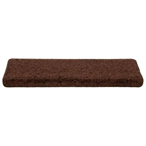 Prostirke za stepenice 20 kom 65x21x4 cm smeđe pravokutne rubove - Smeđa 65 x 21 x 4 cm 20 Cijena