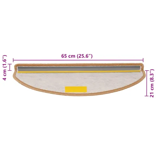 Ljepljivi tepisi za stepenice 30 kom 65x21x4 cm sisal - Sisal 65 x 21 x 4 cm 30 Cijena