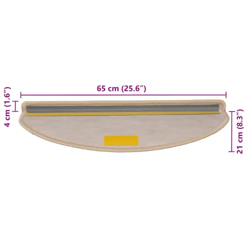 Ljepljivi tepisi za stepenice 30 kom 65x21x4 cm svjetlobež - Svjetlobež 65 x 21 x 4 cm 30 Cijena