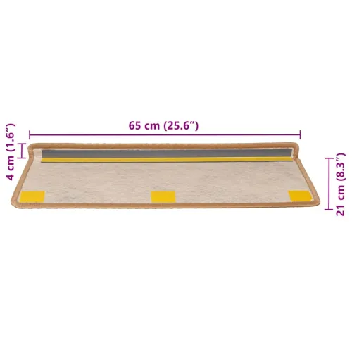 Ljepljivi tepisi za stepenice 30 kom 65x21x4 cm sisal - Sisal 30 Cijena