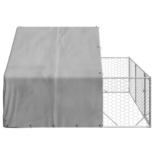 Vanjska kućica za pse sa stazom 3x3x1,9 m pocinčani čelik - 3 x 3 x 1.9 m Cijena