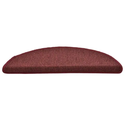 Prostirke za stepenice 30 kom 56x17x3 cm Bordo poluokrugle - Bordo crvena 56 x 17 x 3 cm 30 Cijena