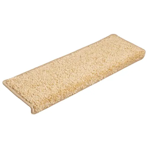 Prostirke za stepenice 30 kom 65x21x4 cm krem pravokutni rub - Krema 30 Cijena