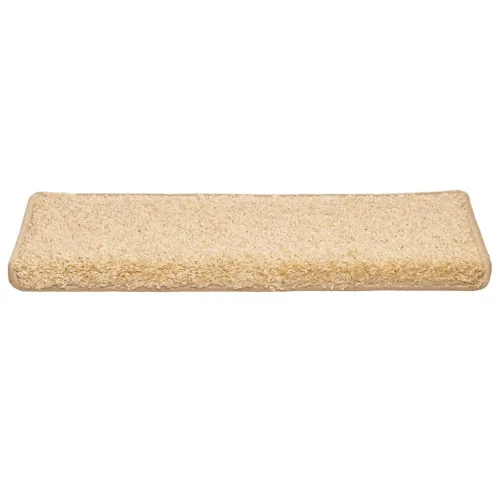Prostirke za stepenice 30 kom 65x21x4 cm krem pravokutni rub - Krema 30 Cijena