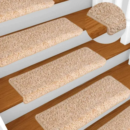 Prostirke za stepenice 30 kom 65x21x4 cm zlatne pravokutne rubove - Zlatno 30 Cijena