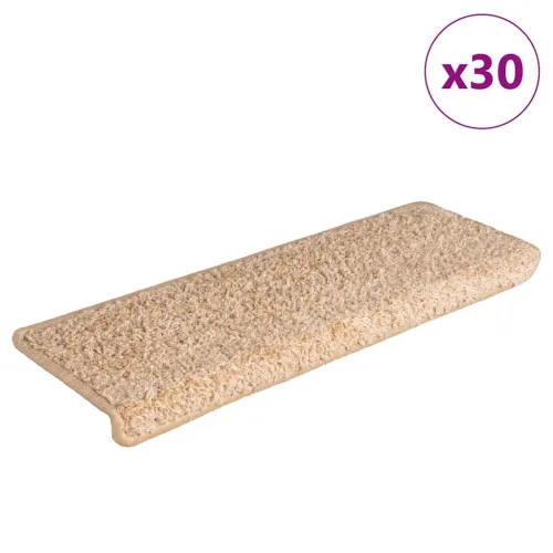 Prostirke za stepenice 30 kom 65x21x4 cm zlatne pravokutne rubove - Zlatno 30 Cijena