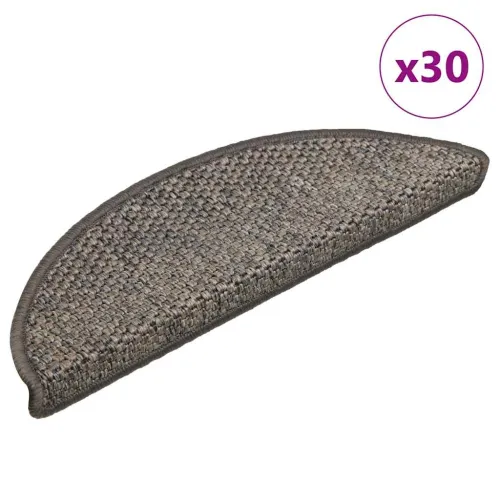 Ljepljivi tepisi za stepenice 30 kom 56x17x3 cm sivi/bež - Siva i bež 56 x 17 x 3 cm 30 Cijena