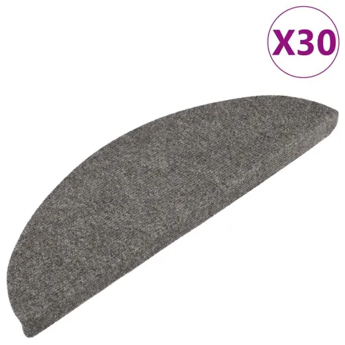 Ljepljivi tepisi za stepenice 30 kom sivi 56 x 17 x 3 cm - Siva 56 x 17 x 3 cm 30 Cijena