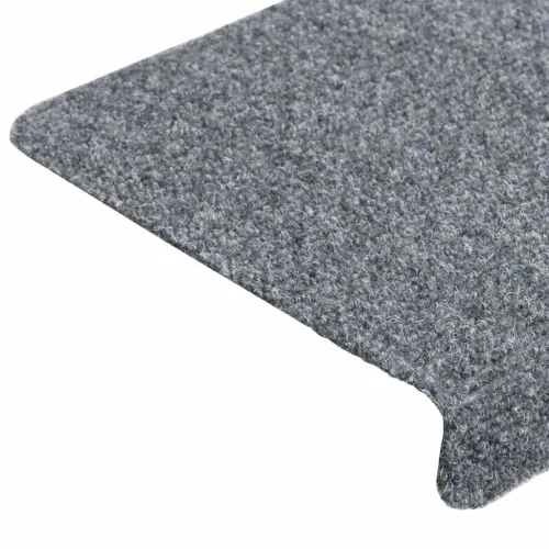 Prostirke za stepenice samoljepljive 20 kom 65x21x4 cm svijetlo sive pravokutne rubove - Svjetlosiva 20 Cijena