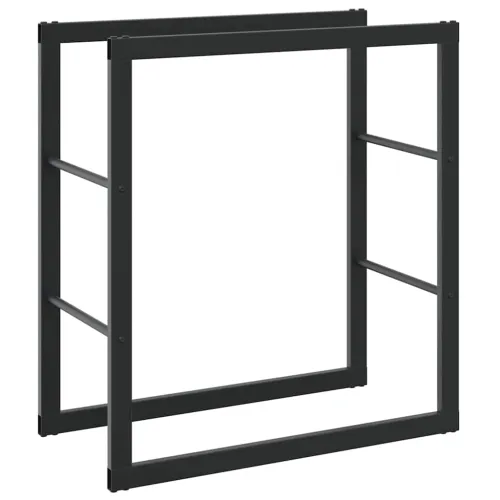 Stalak za drva crni 55x30x61 cm čelik - 55 x 30 x 61 cm Cijena