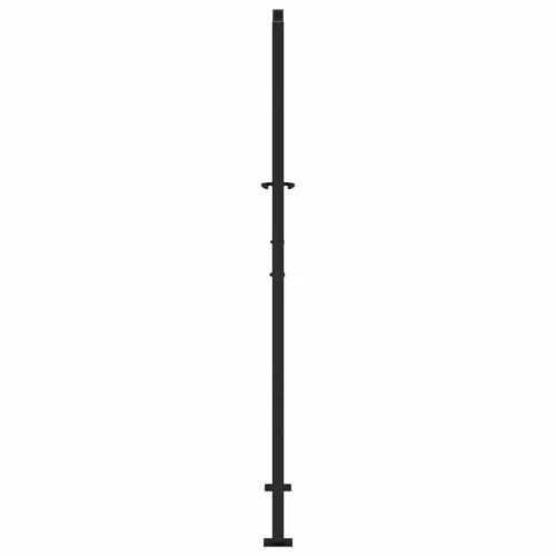 Dvorišna vrata - Vrtna vrata crna 100x175 cm čelični valoviti dizajn - Čelik/crna 100 x 175 cm Valoviti uzorak Cijena