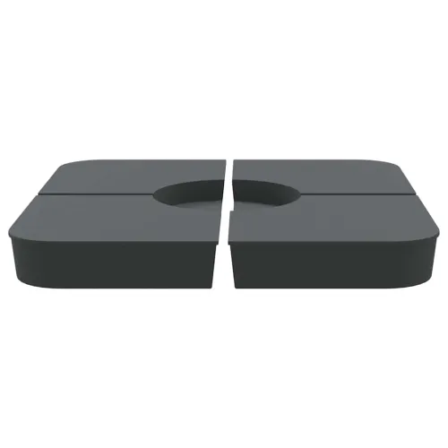 4-dijelni set suncobrana za križni suncobran 100 kg PP - Antracit Cijena
