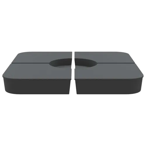 4-dijelni set suncobrana za križni suncobran 100 kg PP - Antracit Cijena
