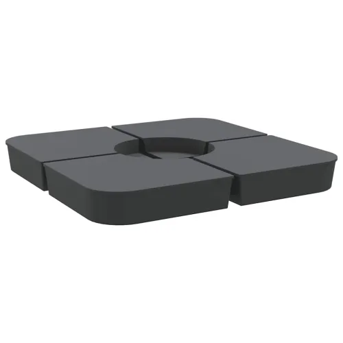 4-dijelni set suncobrana za križni suncobran 100 kg PP - Antracit Cijena