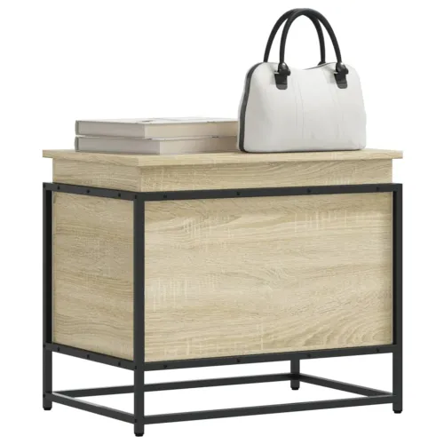 Kutija za pohranu s poklopcem sonoma hrast 60x40x51,5 cm - Sonoma hrast 60 x 40 x 51.5 cm Cijena