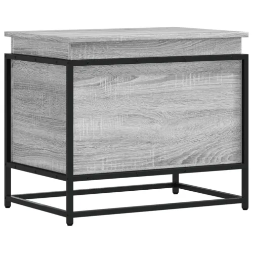 Kutija za pohranu s poklopcem siva Sonoma 60x40x51,5 cm - Sivi hrast sonoma 60 x 40 x 51.5 cm Cijena