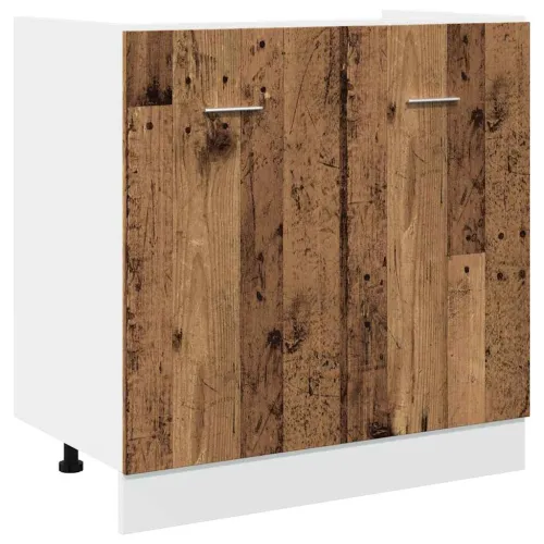 Ormarić za sudoper “Lyon” Staro drvo 80x46x81,5 cm Konstruirano drvo - Staro drvo 1 1 x donji ormarić (2 vrata) 80 cm 1 Cijena