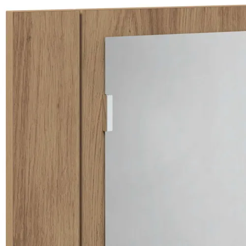 LED ormarić s ogledalom Artisan hrast 60x12x45 cm izrađeno drvo - Hrast artisan Cijena