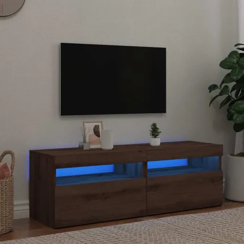 2-dijelni TV ormarić s LED svjetlima Umjetnički izrađen hrast - hrast artisan 2 60 cm Hrast artisan Cijena