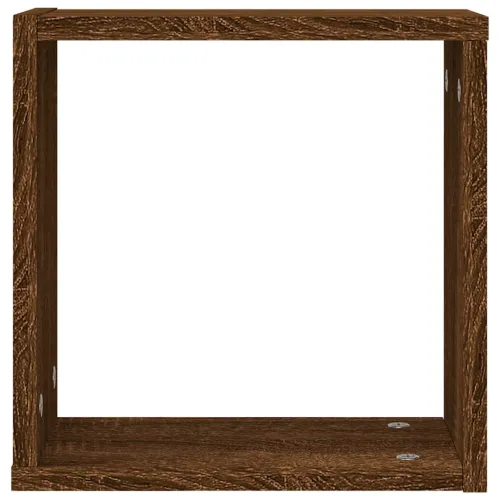 Zidne kockaste police 4 kom smeđi hrast 30x15x30 cm - Smeđi hrast 30 x 15 x 30 cm 4 Cijena