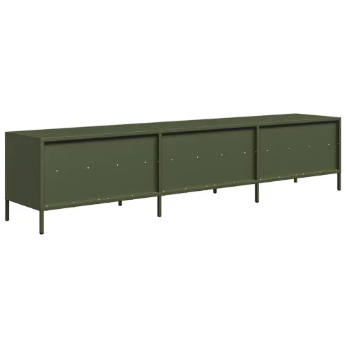 TV ormarić maslinastozeleni 202x39x43,5 cm čelični - Maslinovo zelena 1 202 cm Cijena