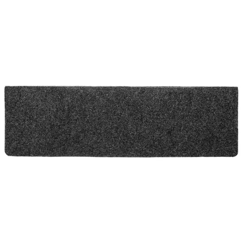 Prostirke za stepenice samoljepljive 20 kom 65x21x4 cm tamnosive pravokutne rubove - Tamno siva 20 Cijena