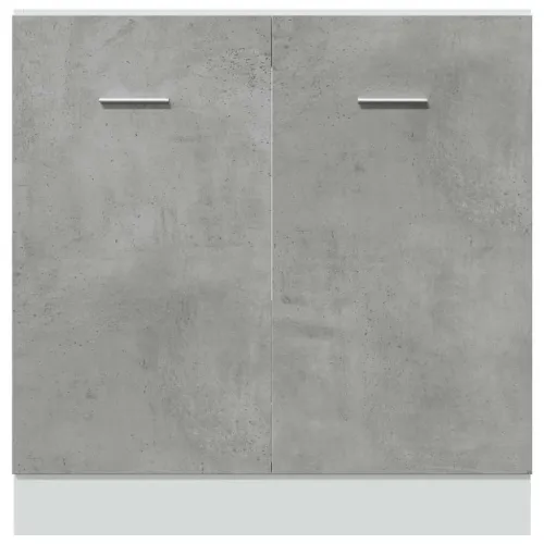 Ormarić za sudoper “Lyon” Betonsko sivi 80x46x81,5 cm Konstruirano drvo - Beton siva 1 x donji ormarić (2 vrata) 80 cm Cijena