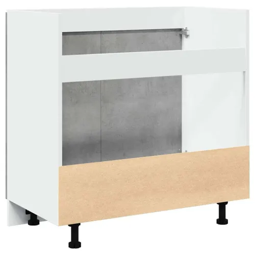 Ormarić za sudoper “Lyon” Betonsko sivi 80x46x81,5 cm Konstruirano drvo - Beton siva 1 x donji ormarić (2 vrata) 80 cm Cijena