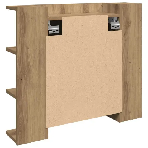 Ormar s ogledalom i LED-om Artisan hrast 70x16,5x60 cm - Hrast artisan Cijena