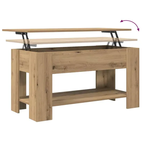 Stol za kavu Artisan hrast 101x49x52 cm izrađeno drvo - hrast artisan 101 x 49 x 52 cm 1 Hrast artisan Cijena