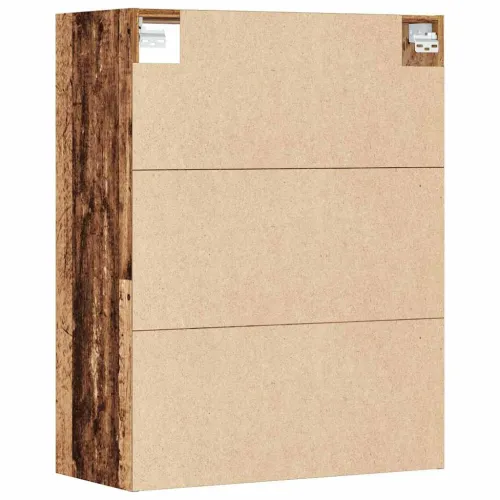 Viseći zidni ormarić staro drvo 69,5x32,5x90 cm - Staro drvo 1 Cijena