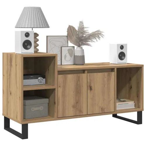 TV ormarić Artisan hrast 100x35x55 cm izrađeno drvo - hrast artisan 1 Cijena