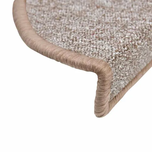 Prostirke za stepenice 20 kom 56x17x3 cm svijetlosmeđe poluokrugle - Svjetlosmeđa 56 x 17 x 3 cm 20 Cijena
