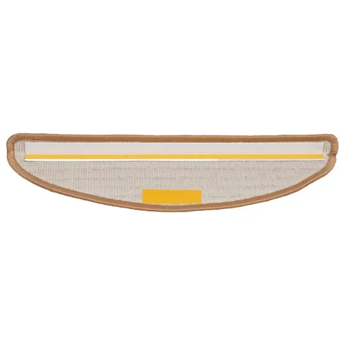 Prostirke za stepenice 20 kom 56x17x3 cm bež poluokrugle - Bež 56 x 17 x 3 cm 20 Cijena
