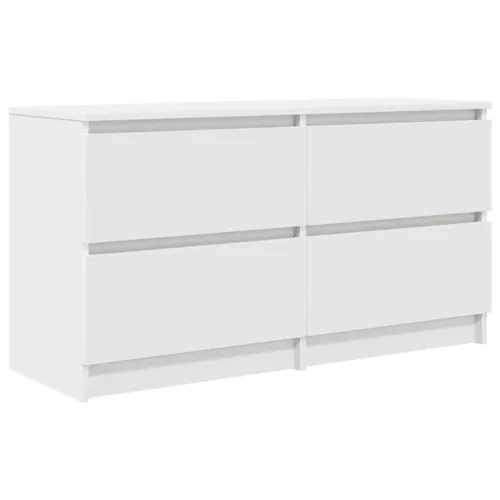 TV ormarić bijeli 100x35x54 cm od konstruiranog drva - Bijela 1 100 cm (4 ladice) Cijena