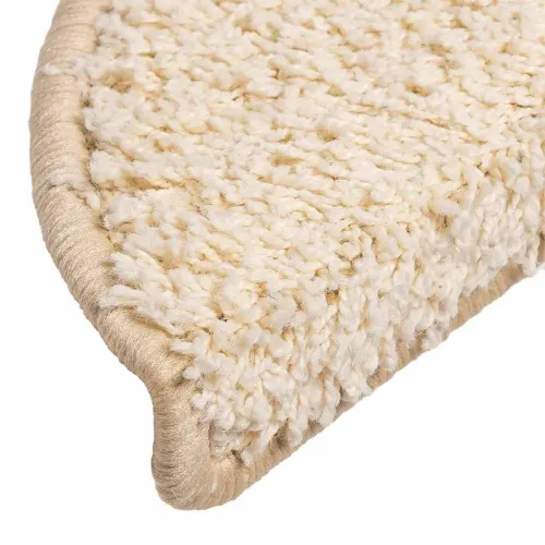 Prostirke za stepenice 20 kom 56x17x3 cm krem poluokrugle - Krema 56 x 17 x 3 cm 20 Cijena