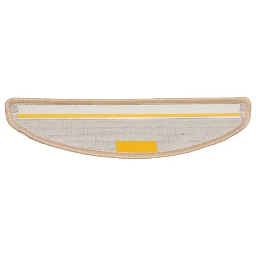 Prostirke za stepenice 20 kom 56x17x3 cm krem poluokrugle - Krema 56 x 17 x 3 cm 20 Cijena