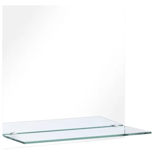 Zidno ogledalo s policom 60 x 60 cm od kaljenog stakla - 60 x 60 cm 1 Pravokutno 60 x 60 cm Cijena
